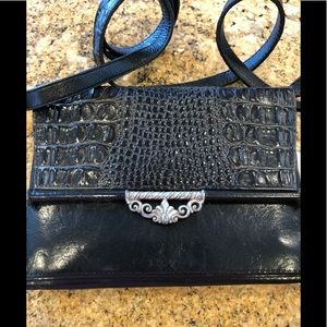 Vintage Brighton doubled sided leather crossbody